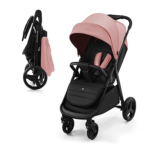 Carrinho de Bebé Individual KINDERKRAFT Rine Pink 4Kraft - Móveis para bebês e crianças pequenas - individual, kinderkraft, pink