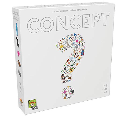 Jogo de Tabuleiro ASMODEE Jeu de société (Idade Mínima Recomendada: 8 anos) Concept - Jogos de tabuleiro - jogo tabuleiro, idade mínima recomendada 8 anos, número jogadores mínimo 2, quantidade cartas 10
