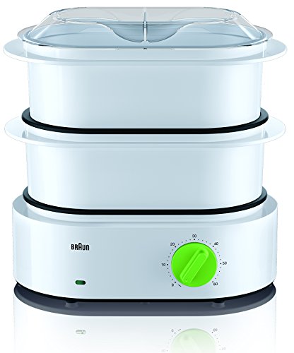 Máquina de Cozinha a Vapor BRAUN FS 3000 Braun - Cozedores de alimentos a vapor - vapor, 850 W, verde