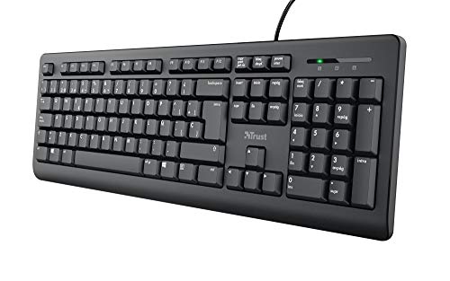 Trust Taro Keyboard English Qwerty Espanhol Preto Trust - Teclados - qwerty, espanhol, preto, numérico