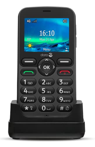 Telemóvel DORO 5860 Senior (2.8'' - 4G - Preto) Doro - Telemóveis - 2.8, 4g, câmera, botão sos