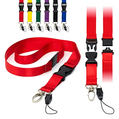 Lanyard TOMORROW LANY-PLASTIC-BK (Preto - Poliéster) CKB LTD - Cordões de pescoço - preto, poliéster, 2 cm, 55 cm