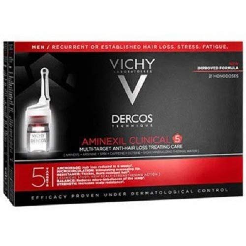 Tratamento Capilar VICHY Homme Liss & Lift Hair Treatment (6ml) Vichy - Cuidados com o cabelo - melhora saúde, cabelo saudável, tratamento capilar, 6ml
