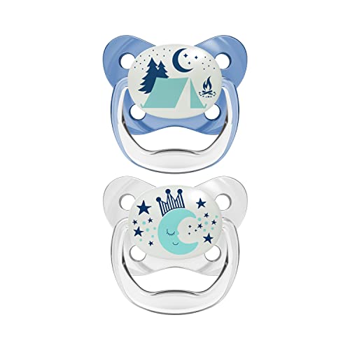 Chupeta DR BROWNS Silicone Night Time Prevent T2 HANDI-CRAFT - Cuidados com a higiene oral - sopro, silicone, noite, prevent