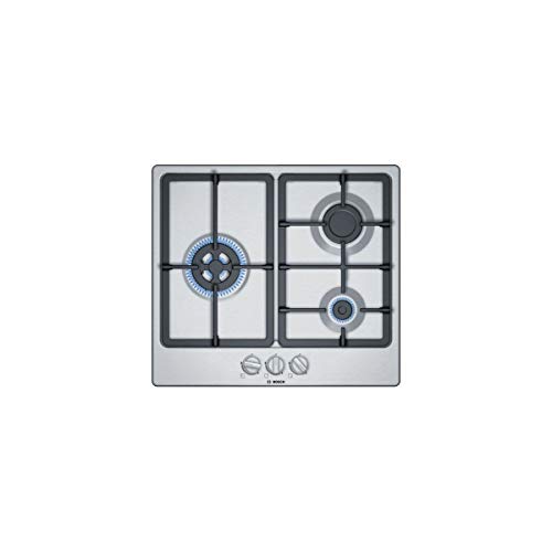 Placa de Gás BOSCH PGC6B5B90 (Gás Butano-Propano - 57.2 cm - Inox) Bosch - Cooktops - gás butano, gás propano, 57.2 cm, inox