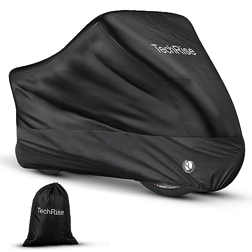 TecRise 2-3 Bike Cover (Bike Cover - Outdoor) TechRise - Capas para bicicletas - nylon, universal, fecho de correr, 17 kg