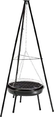 Churrascador de Jardim LANDMANN Classic com Baloiço (Preto - Aço Inoxidável) Landmann - Eletrodomésticos - jardim, aço inoxidável, baloiço, preto