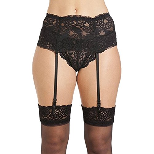 Ligaduras CSZXX Vintage (Preto - 1 peça) Cszxx - Ligas - preto, vintage