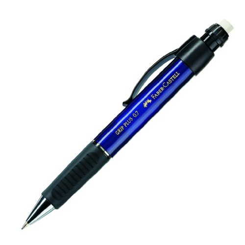 Lapiseira FABER-CASTELL Grip Plus Azul (0.7 mm) Faber-Castell - Lápis - 0.7 mm, ergonómica, borracha, traiçado amortecido