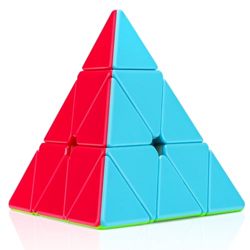 Puzzle MAOMAOWU Pyraminx Magic Cube 3X3 Stickerless Puzzle Maomaoyu - Quebra-cabeças - puzzle, maomaowu, pyraminx, magic cube, 3X3, stickerless