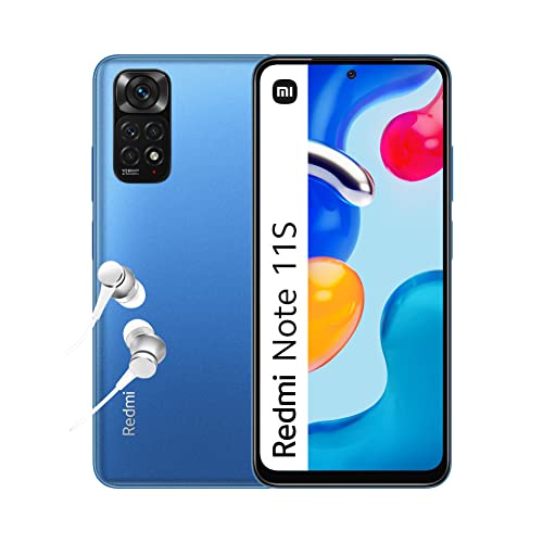 Smartphone XIAOMI Redmi Note 11S (6.67'' - 6 GB - 64 GB - Azul) Xiaomi - Telemóveis - smartphone, xiaomi, redmi note 11s, qualcomm snapdragon 695, android 12, microsoft