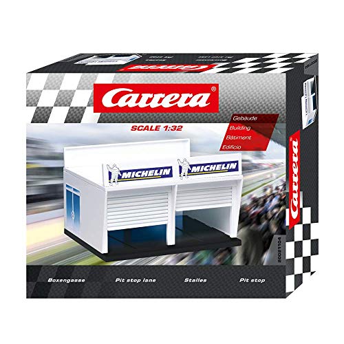 Pitlane de Michelin 1:32 Carrera RC Racer (Idade Mínima Recomendada: 3 anos) Carrera - Brinquedos - 1:32, modular, fácil de montar, balizas
