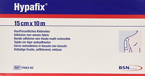 BSN MEDICAL Hypafix gaze adhesiva 15 cm x 10 m 1 ud GIMA - Fita médica e bandagens - adesiva, 15 cm, 10 m