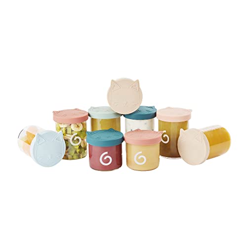 Conjunto de recipientes para alimentos ISY BOX 9 peças BABYMOOV - Recipientes de armazenamento de alimentos - conjunto, recipientes, alimentos, isy box, 9 peças