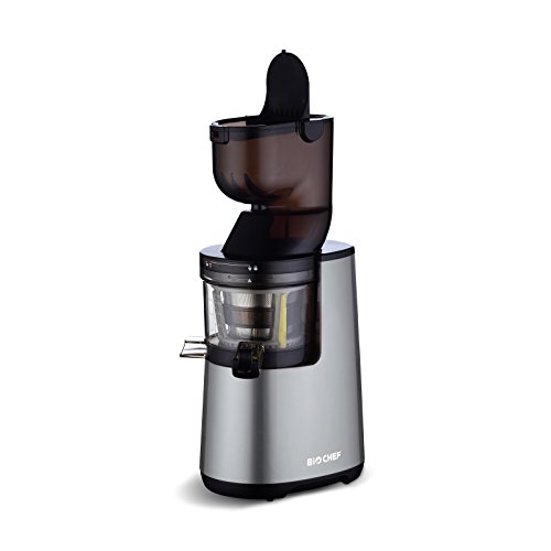 Espremedor Lento BioChef JU-BC-WA-UK | Cinzento BIOCHEF - Centrifugadoras - 800 ml, filtro anti-pulpa, sorvetes, gelados, auto limpeza