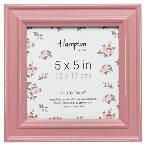 Moldura HAMPTON FRAMES Paloma (Rosa - 13x13cm) Hampton Frames - Porta-retratos - biselado, 30 mm, shabby chic, suportes giratórios