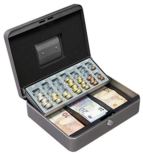 Caixa Registadora ARREGUI Cashier C9246-EUR ARREGUI - Caixas de dinheiro - caixa registadora, gaveta euros, 30090240, grafite, abertura chave