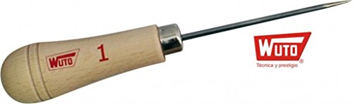 Punção de Madeira com Punho de Madeira 2,7 X 8 Mm WUTO WUTO - Ferramentas - puntação, madeira, barra longa, estreita, ergonômico