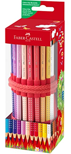 Lápis de Cor FABER-CASTELL Colour Grip (Multicor) Faber-Castell - Lápis - multicor, color grip