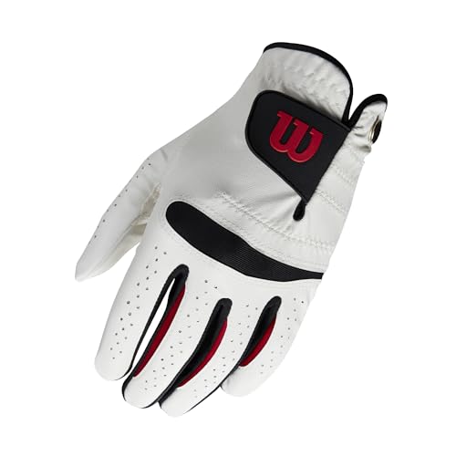 Luvas de Golfeiro WILSON Feel Plus (Tam.: M) WILSON (WIMX4) - Luvas de golfe - sensibilidade, superfície suave, controle total, design de botões