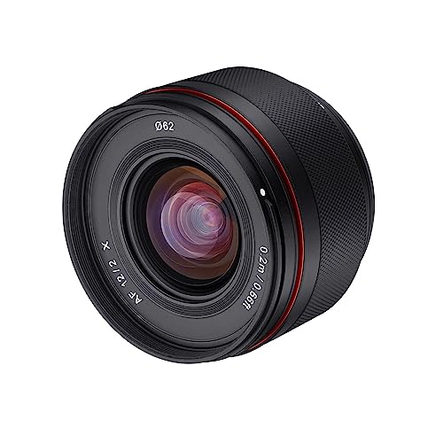 Objetiva Samyang AF12mm F2.0 FUJIX (Encaixe: Fujifilm X Mount - Abertura: f/22 - f/2) Samyang - Lentes de câmera - ultra-wide, fujifilm x mount, abertura f/2, distância de foco 0,20 m