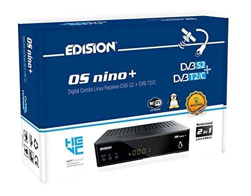 Receptor TV EDISION OS NINO+ Full HD (Linux) EDISION - Áudio - full hd, Linux