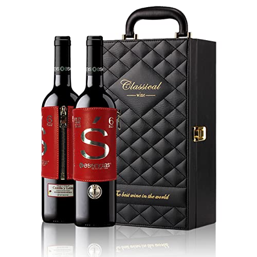 Estojo de Vinho SANTÉLLO 1 (Vinho - Vermelho) Mensaje en una Botella - Vinho - estojo, vinho, santéllo, vermelho, capacidade, acessórios