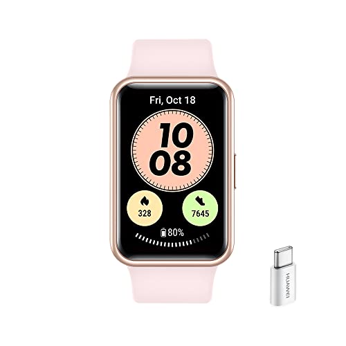 Relógio Desportivo HUAWEI Watch Fit Active (Bluetooth - Até 10 dias de autonomia - Rosa) HUAWEI - Computadores - bluetooth, 10 dias autonomia, rosa, tactile screen
