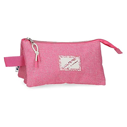 Estojo PEPE JEANS Luna (Rosa - Poliéster) PEPE JEANS - Bolsas, carteiras e estojos - poliéster, moderno, 22x12x5 cm