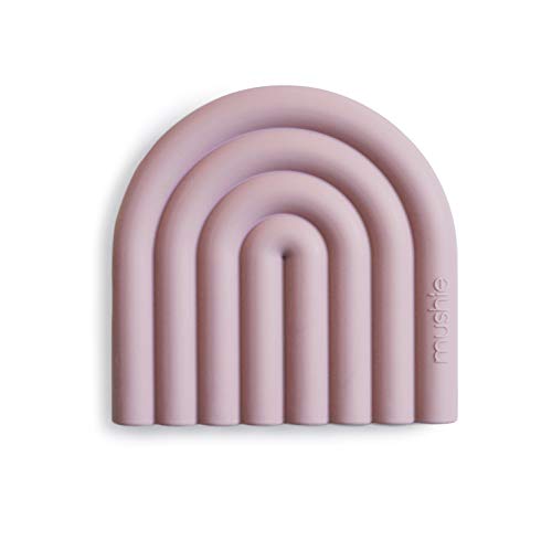 Anéis de dentição MUSHIE arco-íris (0.5 anos) mushie - Chupetas e mordedores - silicone, 100% não-toxicos, 0.5 anos