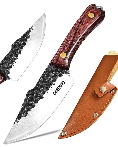 Faca OMEGIA Bushcraft (Máx. 10 cm - Aço Inoxidável) Omesio - Facas de caça e sobrevivência - máx. 10 cm, aço inoxidável, lâmina afiada, guarda
