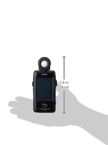 Medidor de Luz SEKONIC L-478D LiteMaster Pro Sekonic - Fotómetros - medidor luz, sekonic l-478d, lite master pro, precisão 1/3 ev, design compacto, bateria recarregável