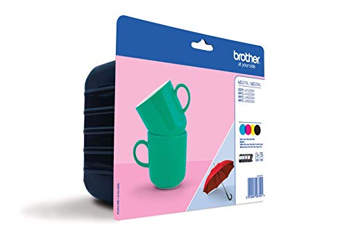 Tinteiro BROTHER LC-227XLVALBP Preto, Ciano, Magenta, Amarelo Brother - Cartuchos de toner e jato de tinta - preto, ciano, magenta, amarelo, 1200 páginas