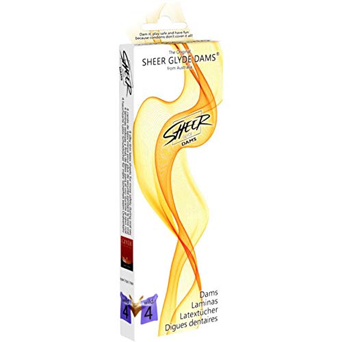 Látex SHEER GLYDE Dams Latex Sex Oral Wild Berries SHEER GLYDE - Cuidados pessoais - látex, sexo oral, wild berries