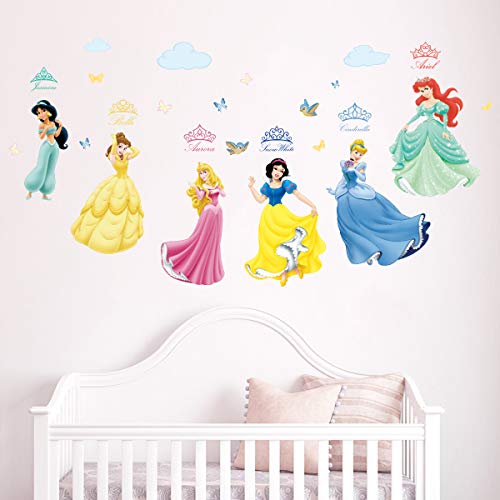 Autocolantes RUNTOO Princess (30 x 20 cm) Decalplanet - Papel de parede - autocolantes, princess, 30 x 20 cm