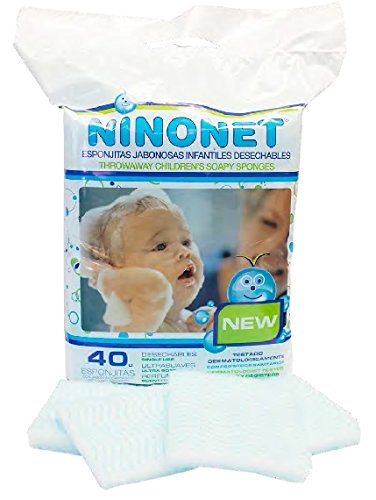 Esponja de Sabão Desidrificável Infantil Ninonet Layertex - Esponjas de banho e buchas - desidrificável, infantil