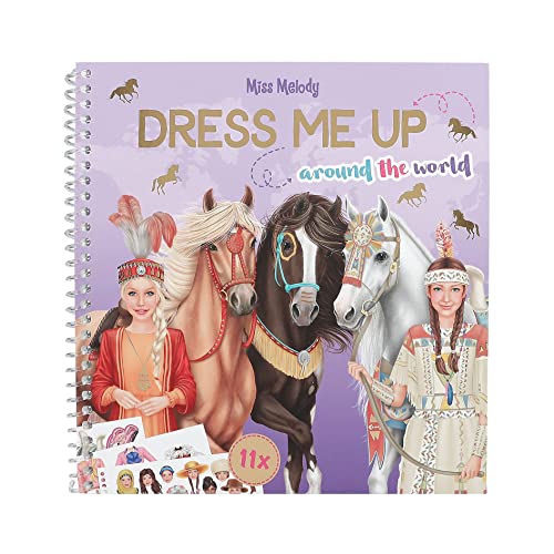 Miss Melody vestir-se pelo mundo (Livros em Português) Depesche - Cadernos e bloco de notas - miss melody, vestir-se, mundo, livro, português