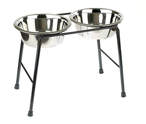 Comedouro para Cães CLASSIC FOR PETS 23110 (Vermelho - Aço Inoxidável - 16 L) Caldex - Tigelas, comedouros e bebedouros para animais de estimação - vermelho, aço inoxidável, 16 L