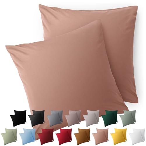 Capa de Almofada BLUMTAL em Microfibra (Rosa) Everbrent - Fronhas e almofadas - microfibra, lavável, rosa, escovado
