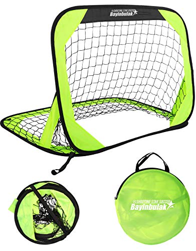 Portaria de Futebol Infantil BAYINBULAK (Idade Mínima Recomendada: 3 anos) BAYINBULAK - Arcos de futebol - 60 cm, 90 cm, madeira maciça, 3 anos
