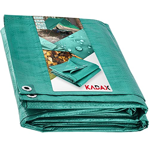 Cobertura Impermeável 5X5M KADAX | Resistente à Radiação UV KADAX - Lonas - impermeável, resistente UV, fácil de limpar, resistente desgaste