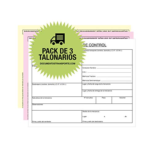 Talonário CARPETA DE PORTES NACIONAL (A5) Documentos Transporte - Papel de impressora e copiadora - 3 cadernos, capa em cartão, bolsa de folhas rasgadas