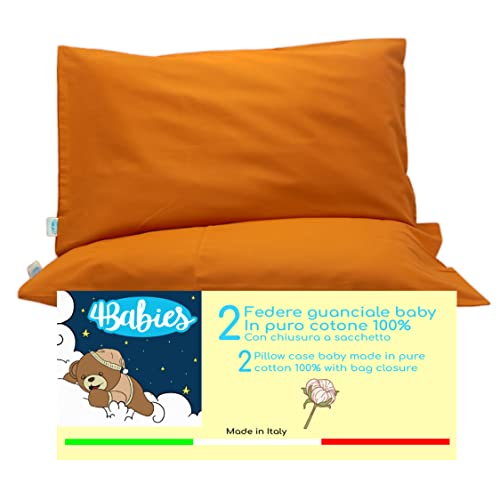 Capa de Almofada 4BABIES (Algodão - Laranja) 4BABIES - Roupa de cama e cama - algodão, laranja, moderno, suave