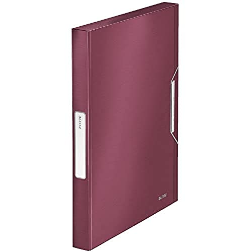 Pasta LEITZ Style (Vermelho - A4 - Polipropileno) Leitz - Arquivamento e organização - polipropileno, resistente, leve, vermelho