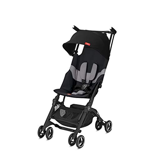 Carrinho de Bebé GB POCKET+ ALL- TERRAIN Preto GB - Carrinhos de bebê - preto, alumínio, poliéster, ajustável, plegável