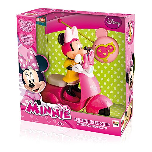 Mini moto elétrica R/C Scooter Minnie IMC TOYS IMC Toys - Brinquedos - mini, moto elétrica, rc scooter, minnie imc toys, comando remoto, figura extraível