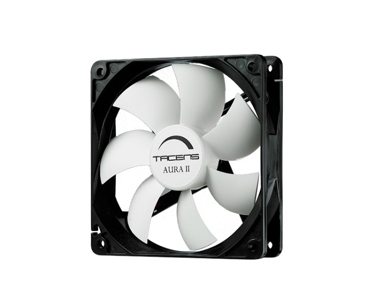 Ventoinha TACENS 3AURAII (Com fios - 1500 RPM - 12 dB) Tacens - Peças de refrigeração de sistema de computador - com fios, 1500 rpm, 12 db