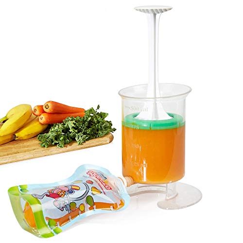 Riempire N Spreme Baby Food Maker (Acessórios de cozinha) FILL N SQUEEZE BABY FOOD MADE SQUEEZEE - Cozinha & sala de jantar - utensílio, plástico, preto, azul