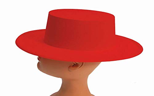 Chapéu para Homem BONNET Cordoba Castanho (Tam: Tamanho Único) Andaluz - Brincadeira de faz de conta - castanho, flocado, pvc, tamanho único