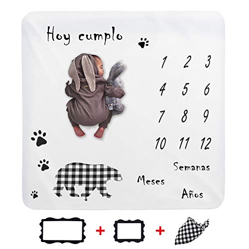 Manta para Bebés HOCOAIES (100 x 100 cm) Hocaies - Roupa de cama e cama - 100 x 100 cm, super macia, confortável, proteção